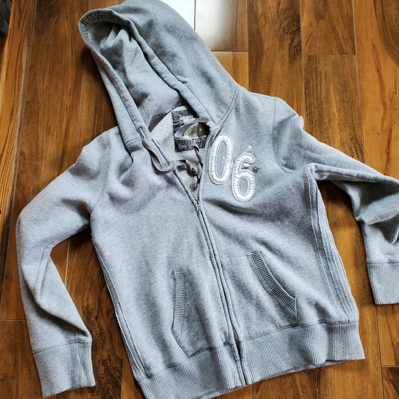 AERI Gray Zippered Hoodie - Size Large - Good cond - Picture 3 of 5